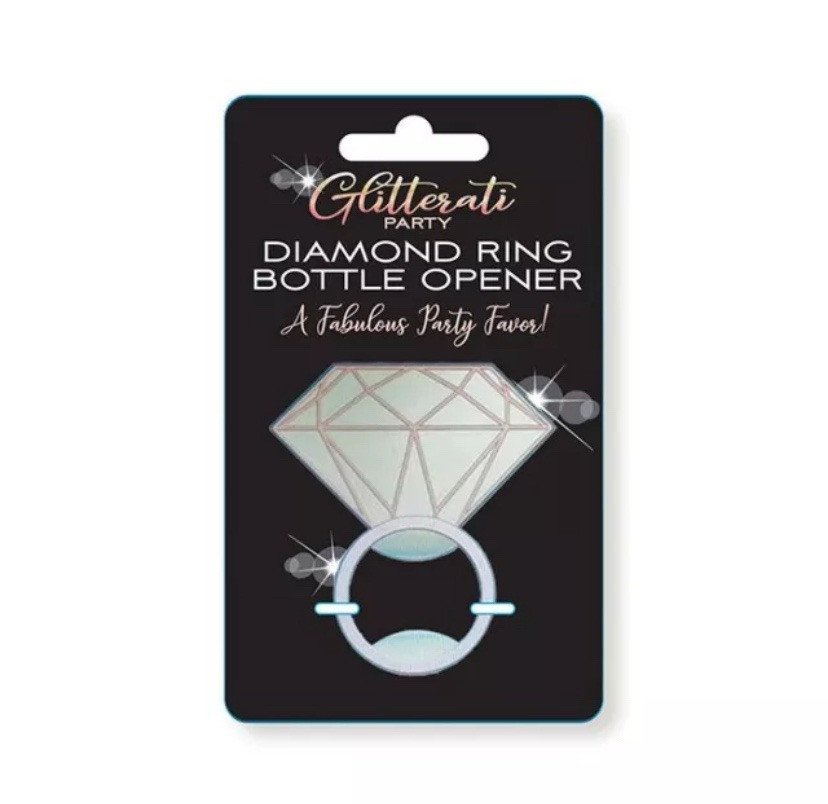 GLITTERATI  Diamond Bottle Opener Gag Gift Bachelorette Party