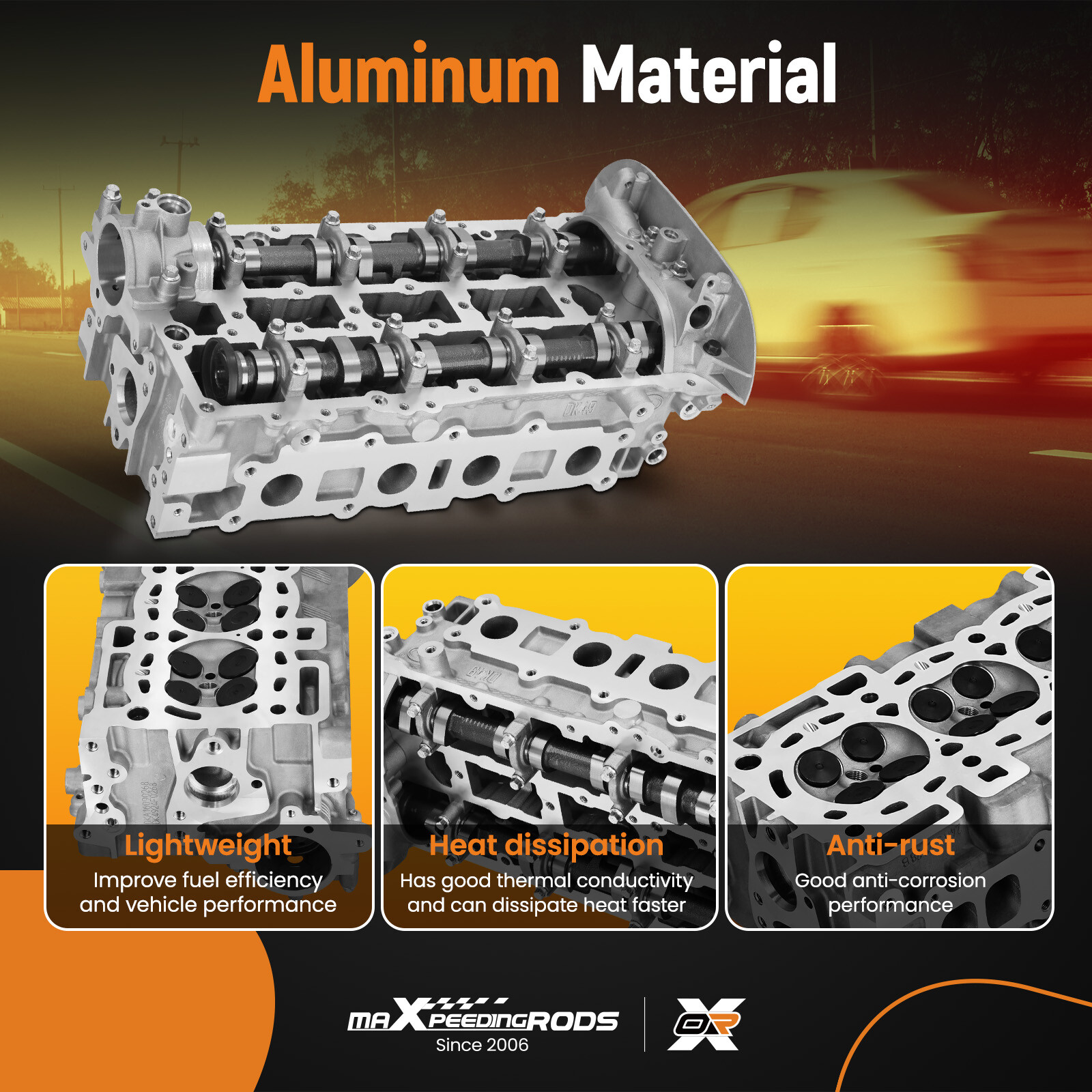 Complete Cylinder Head for Ford Escape Fiesta Fusion Transit Connect 1.6L Turbo