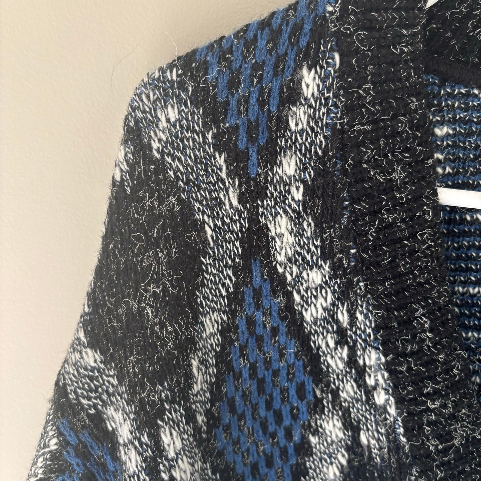 Vintage Exchange Unlimited Cardigan Sweater Eclectic Grandpa Geometric Size M