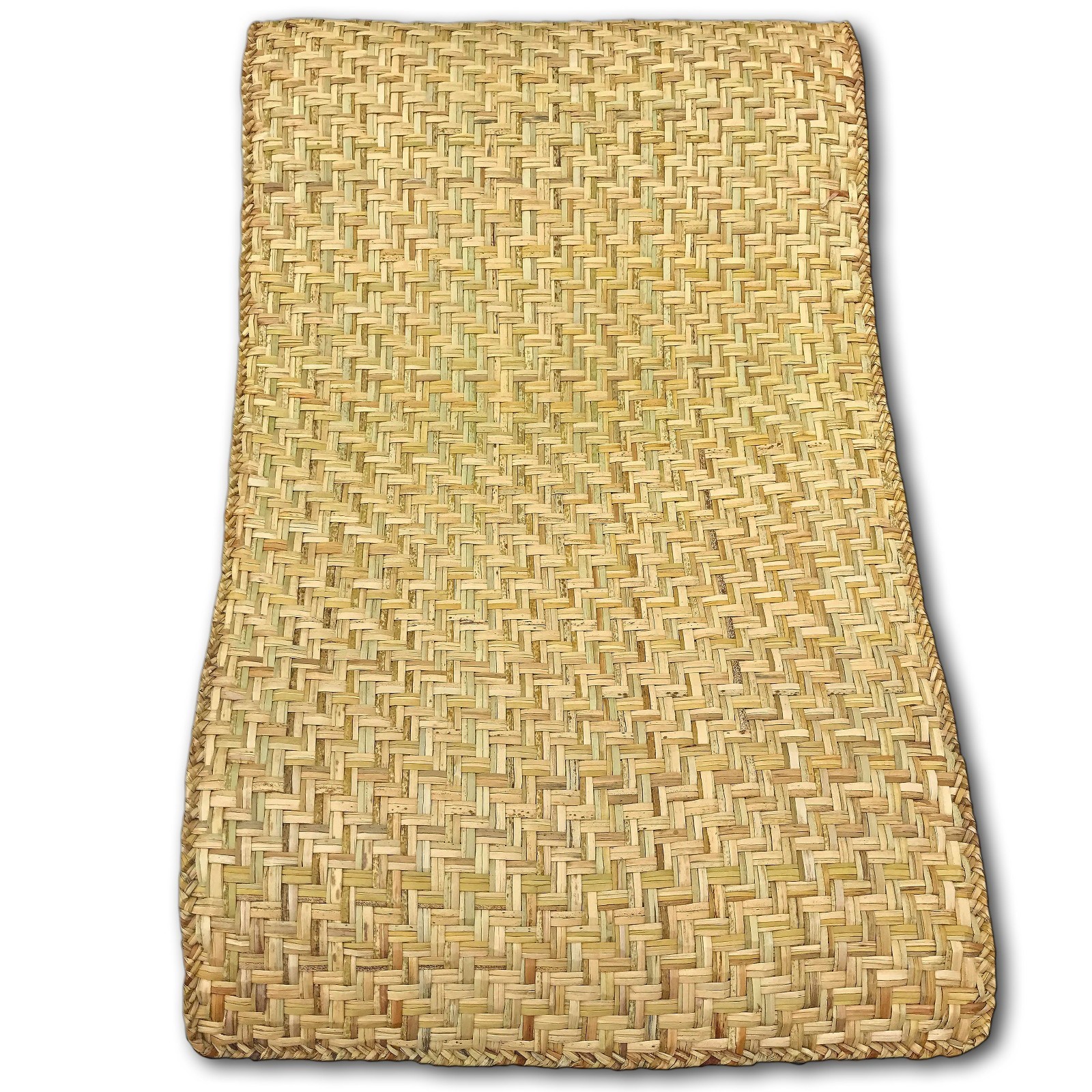 Petate Tule Rush Straw Rug Handwoven Palm Organic floor bed bedroll mat 3.5'x6'