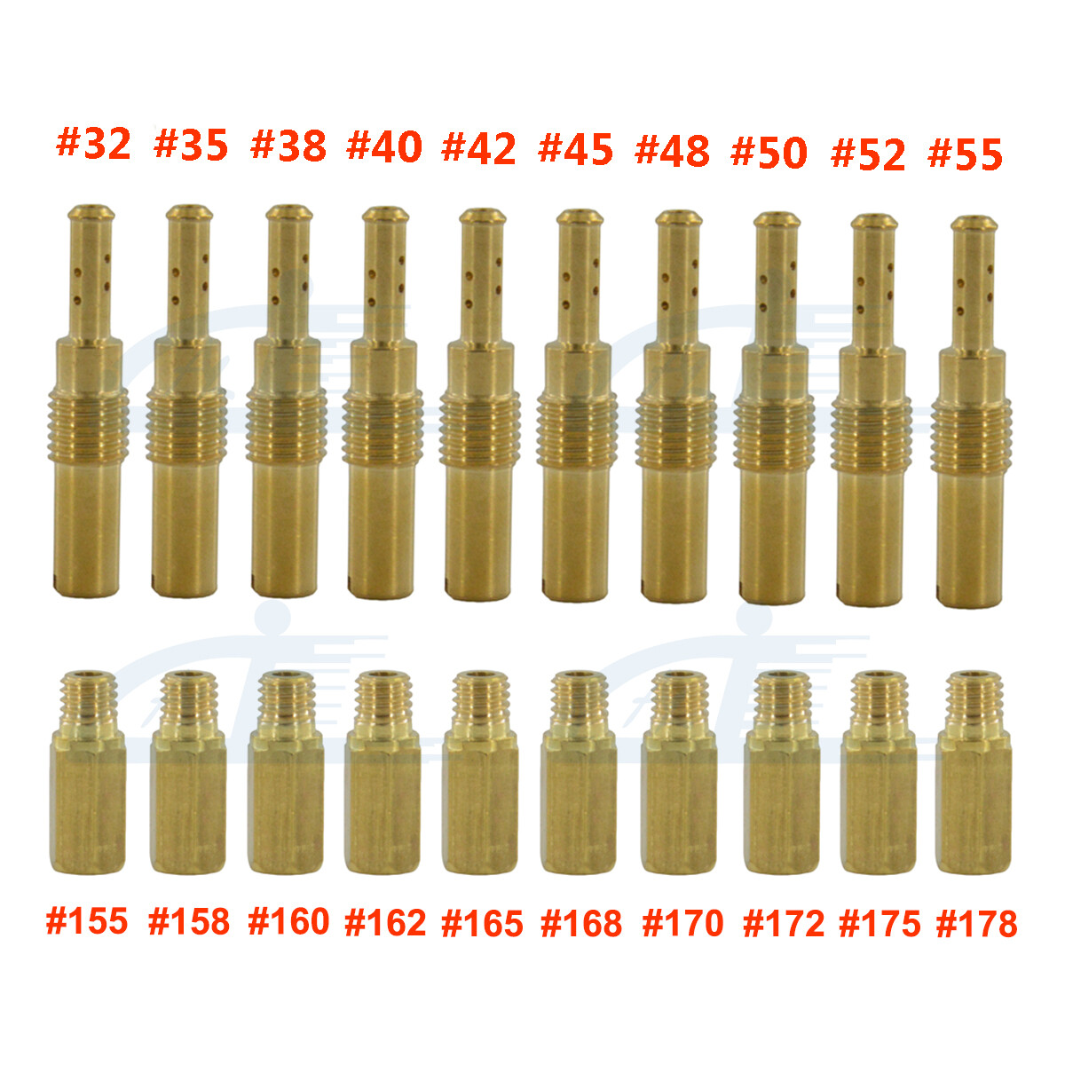 Motorcycle Carburetor Main Jet Kit Set Slow/Pilot Jet Main for PWK PE Mikuni OKO