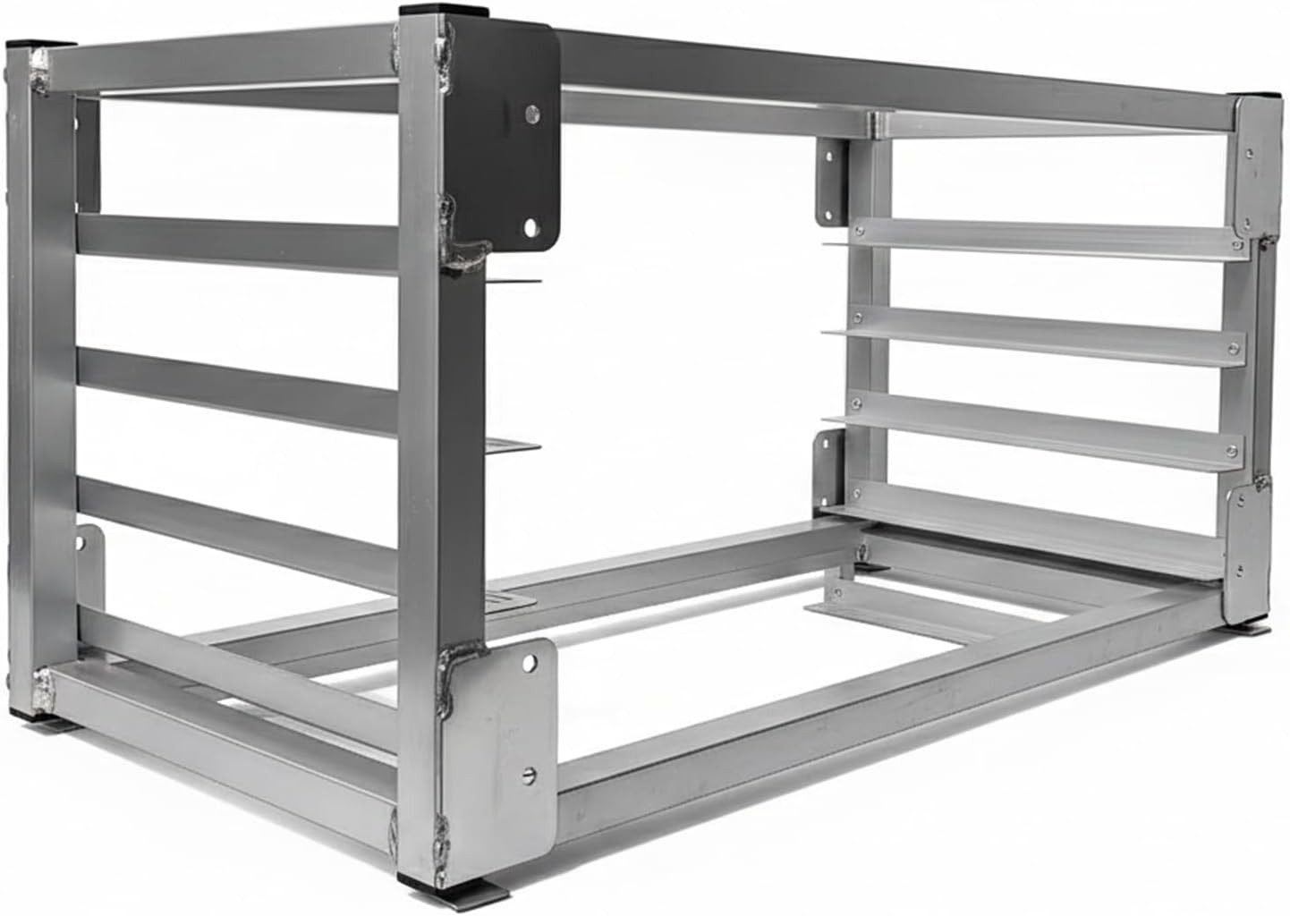 Wall-Mounted 5-Tier Rack Aluminum Commercial Bake Sheet Pan Organizer Kitchen