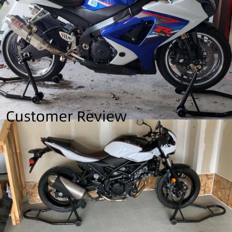 Motorcycle Bike Stand Front Rear Wheels Lift Forklift Spoolift Paddock Swingarm