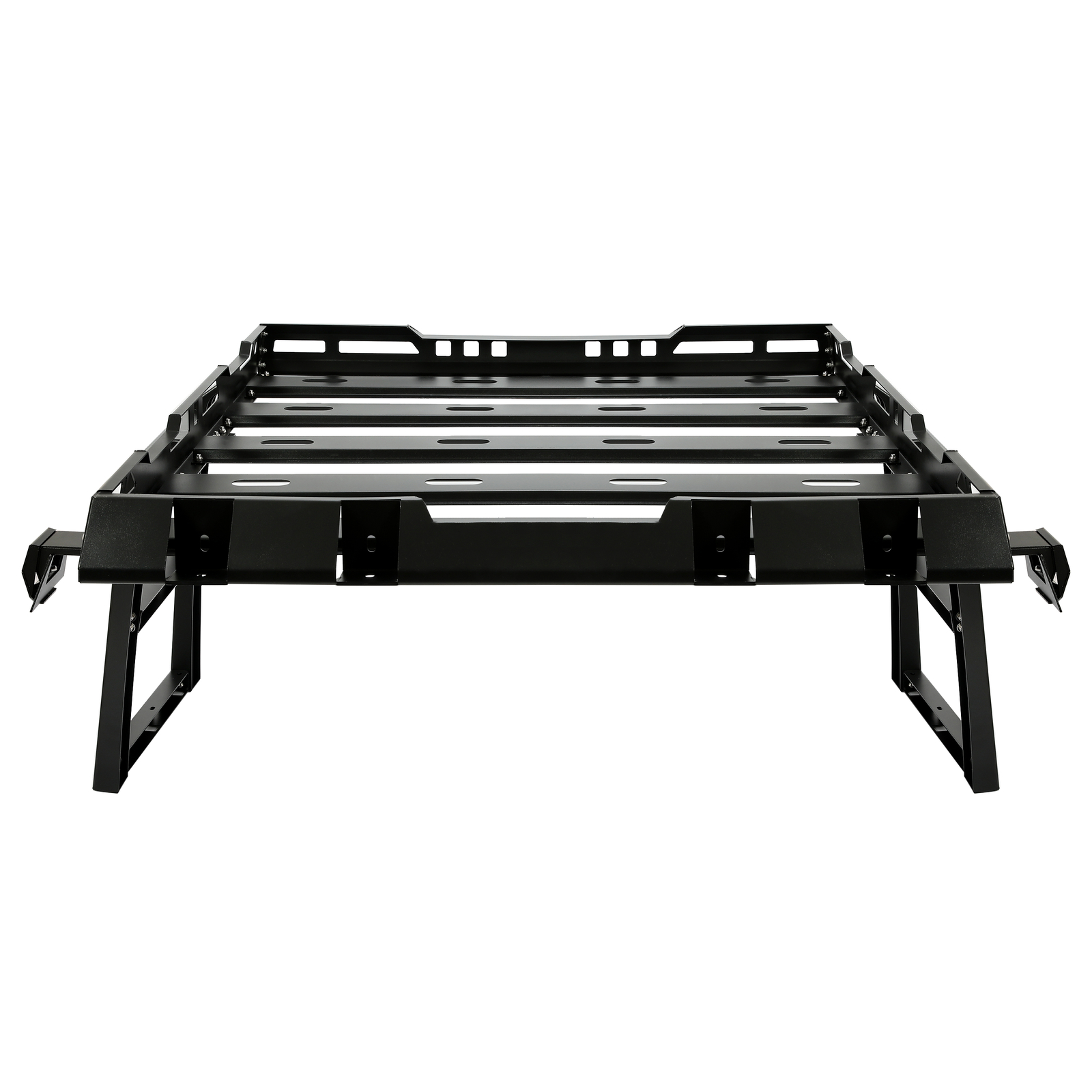 Roof Rack Cargo Basket Luggage Carrier & Ladders For 2007-2018 Jeep Wrangler JK