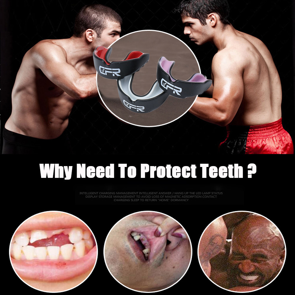US Mouth Guard Gum Shield Bruxism Dental Teeth Protection Grinding Sports Boxing