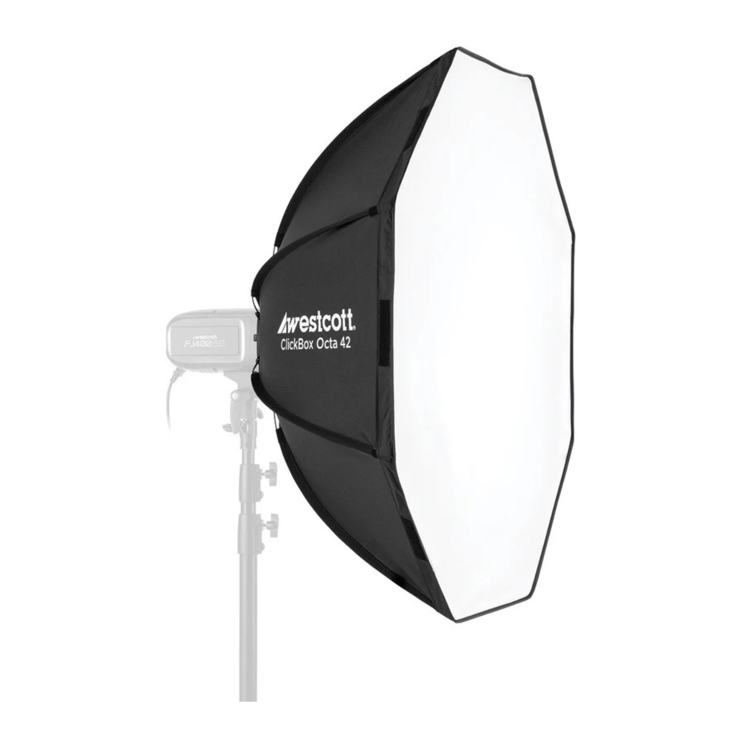 Westcott ClickBox Octa 42 Softbox Removable Diffuser Silver Interior PRO