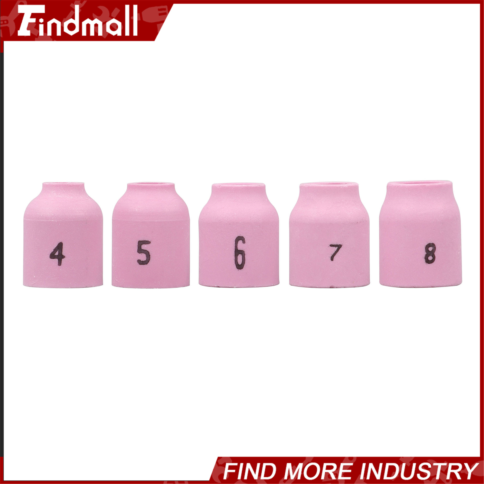 Findmall 58 Pack TIG Welding Torch Kit 040"~1/8" Gas Lens Setup For WP-9/20/25