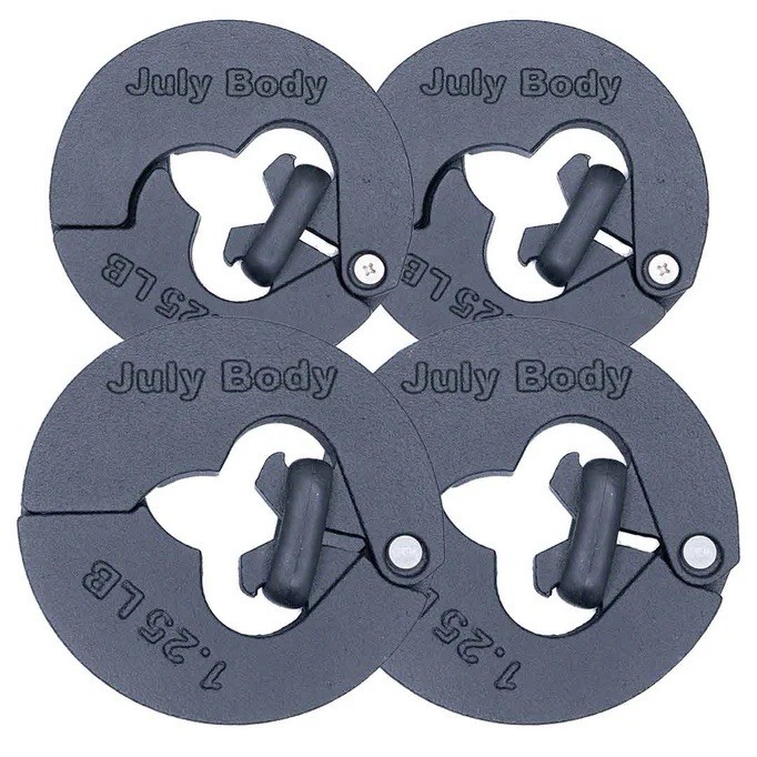 July Body 1.25Lb Weight Clips Set Of 4 (Similar to Micro Gainz)