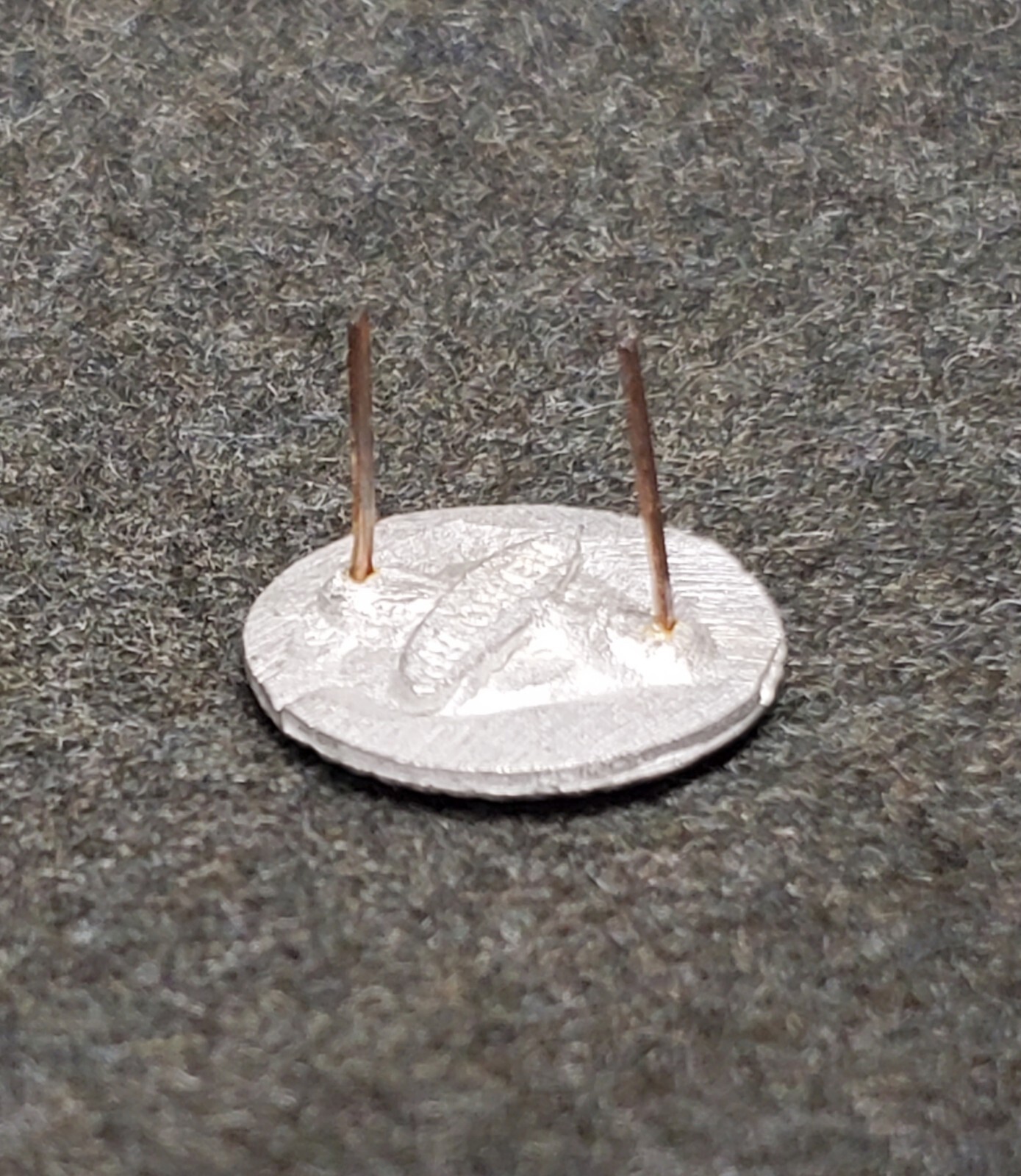 WWI German NCO Cockade painted in National Colors