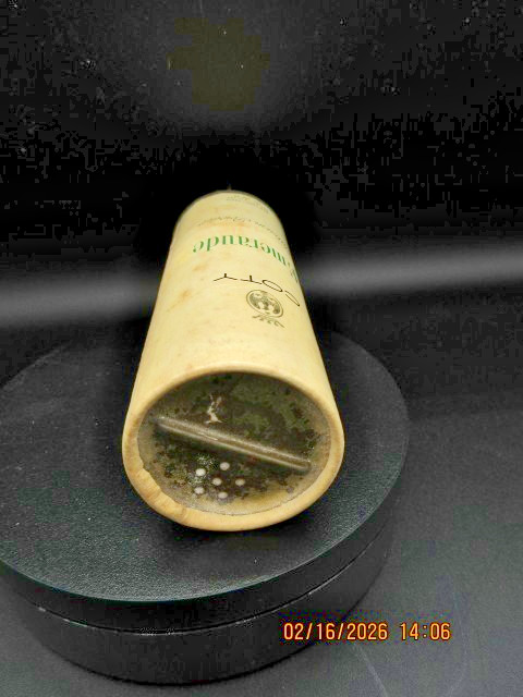 Vintage Coty Emeraude Talcum Powder from 1960 with Powder Still In It Metal Top