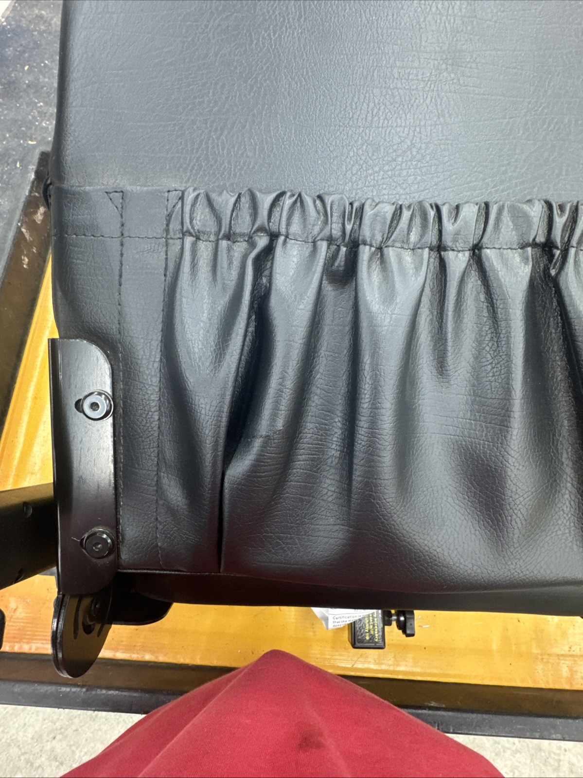 🥇Golden Companion Seat 18" X 16" ~NICE~ Armrest & Seat Mount!! *L@@K WoW*