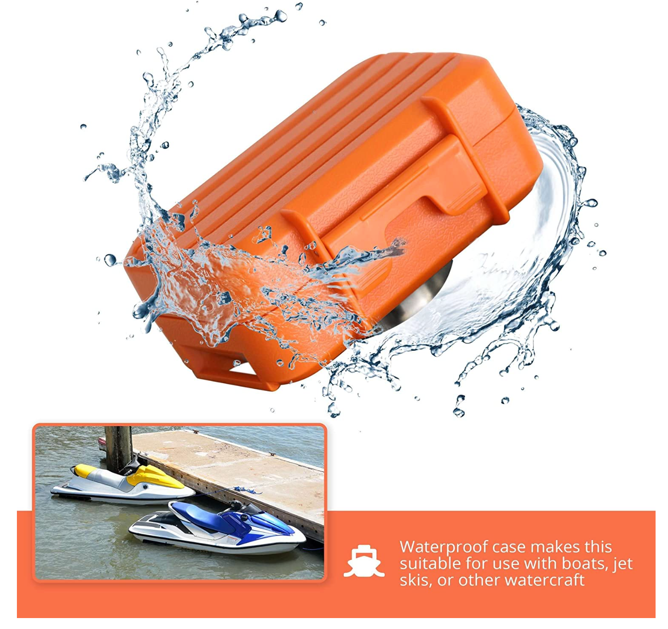 Magnetic Stash Box Waterproof Car Safe Secret Compartment Security Container