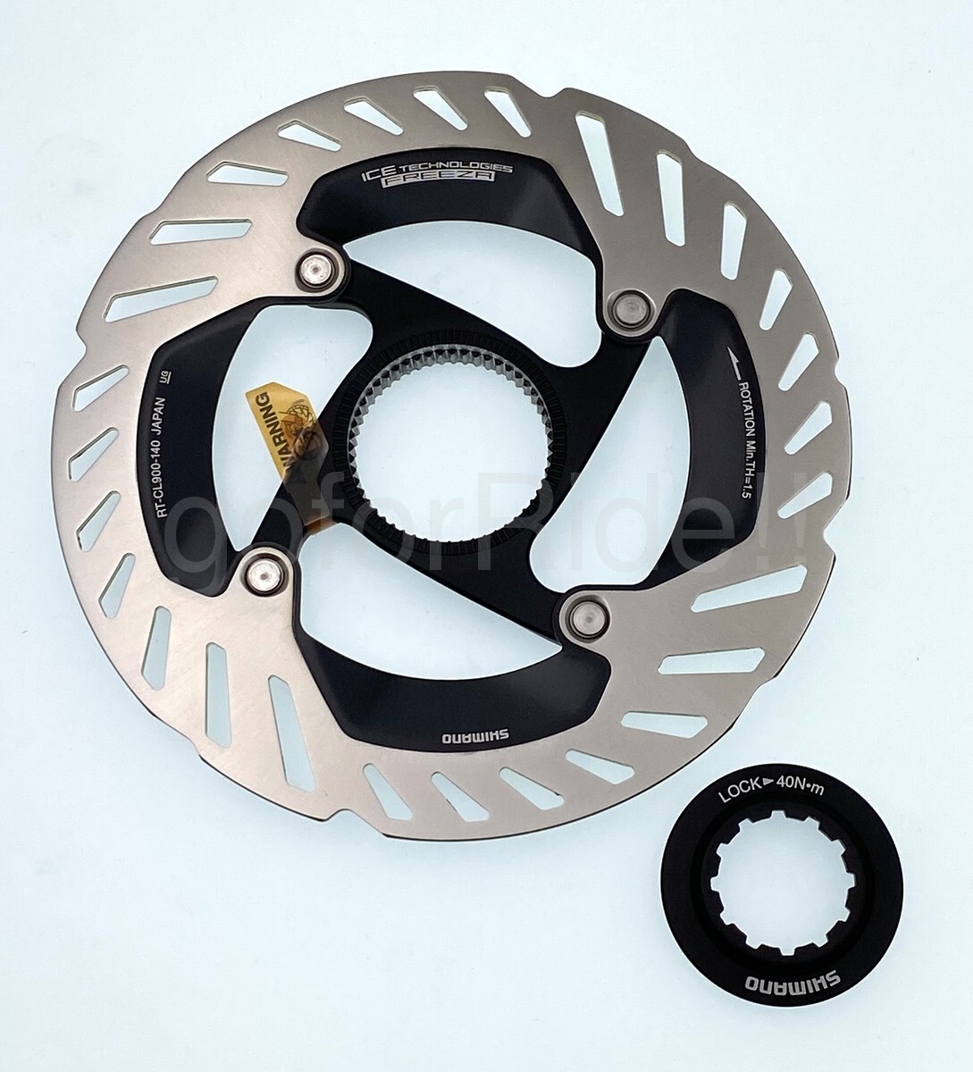 Shimano DURA-ACE R9200 RT-CL900 Center Lock Disc Rotor 160 or 140mm,w/Lockring