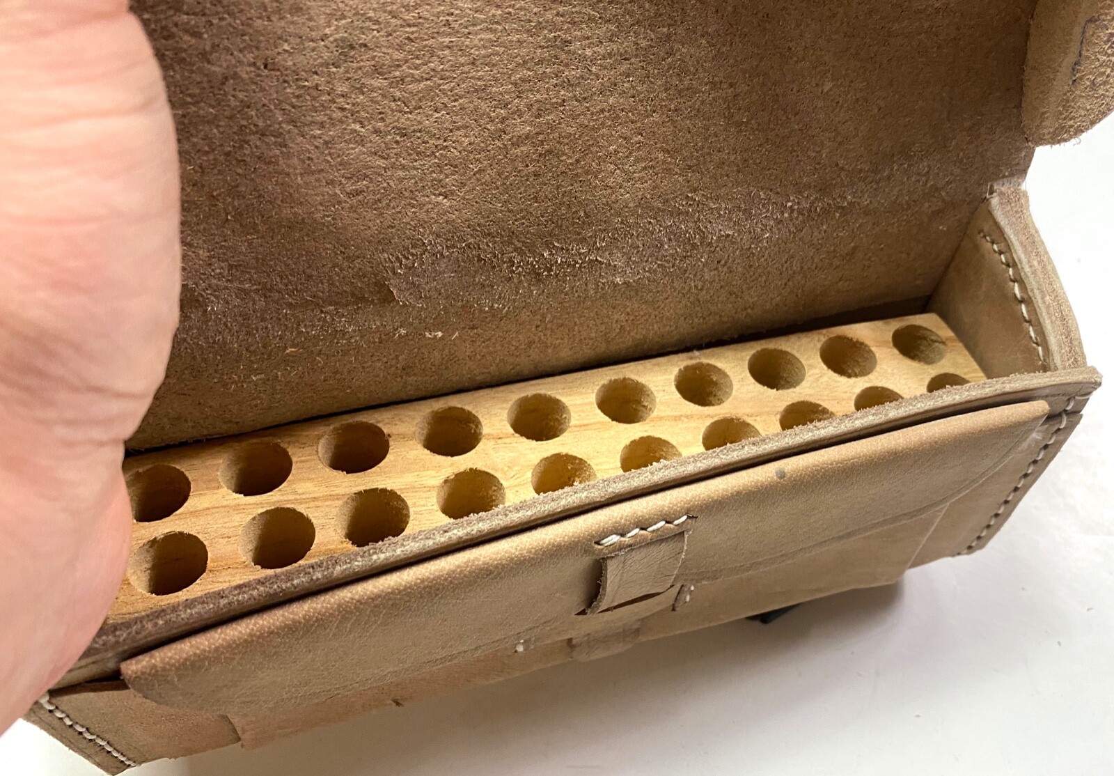 CIVIL WAR US UNION "US" CAVALRY CARBINE RIFLE CARTRIDGE AMMO POUCH