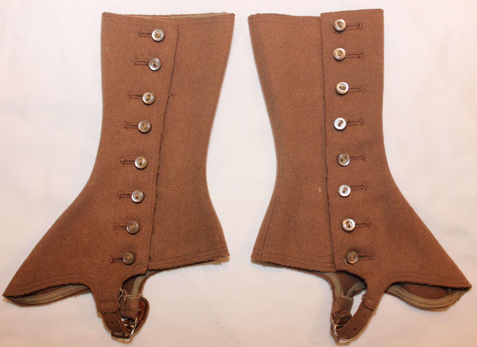 Original Vintage Felt/Wool Spats Pair #3