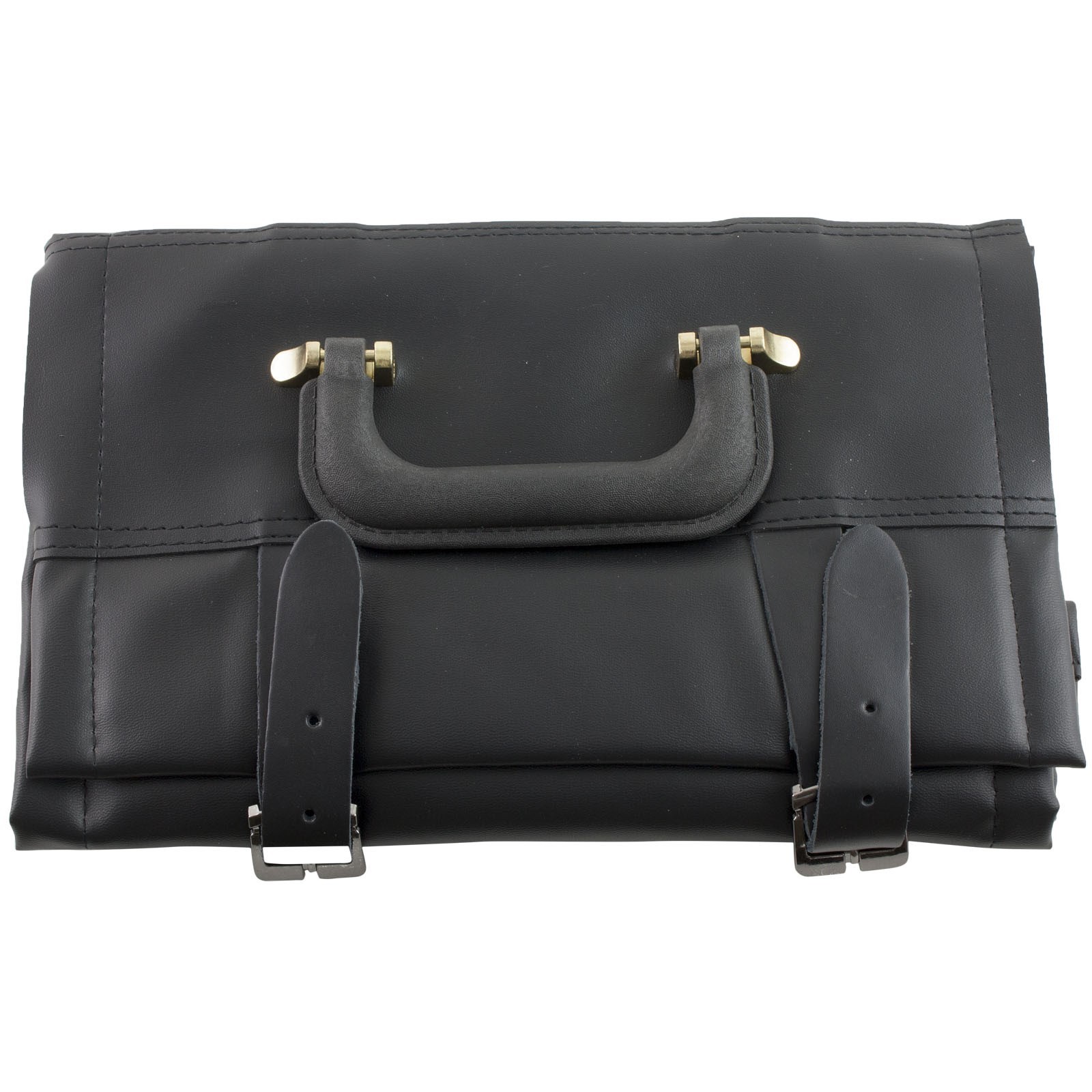 Knife Roll Carrying Storage Case Pack Holds 60 Pocket Knives Vinyl & Buckles