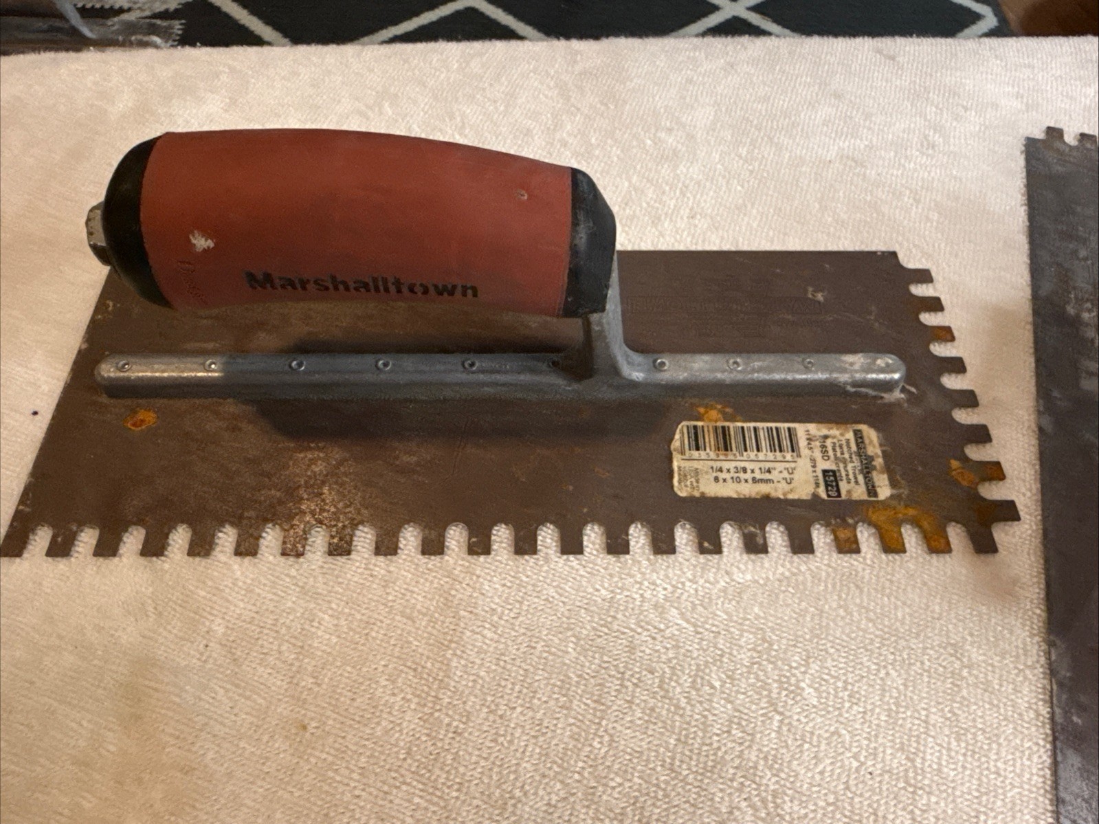 X5 Marshalltown Notched Trowels with Durasoft Handle & Different sizes