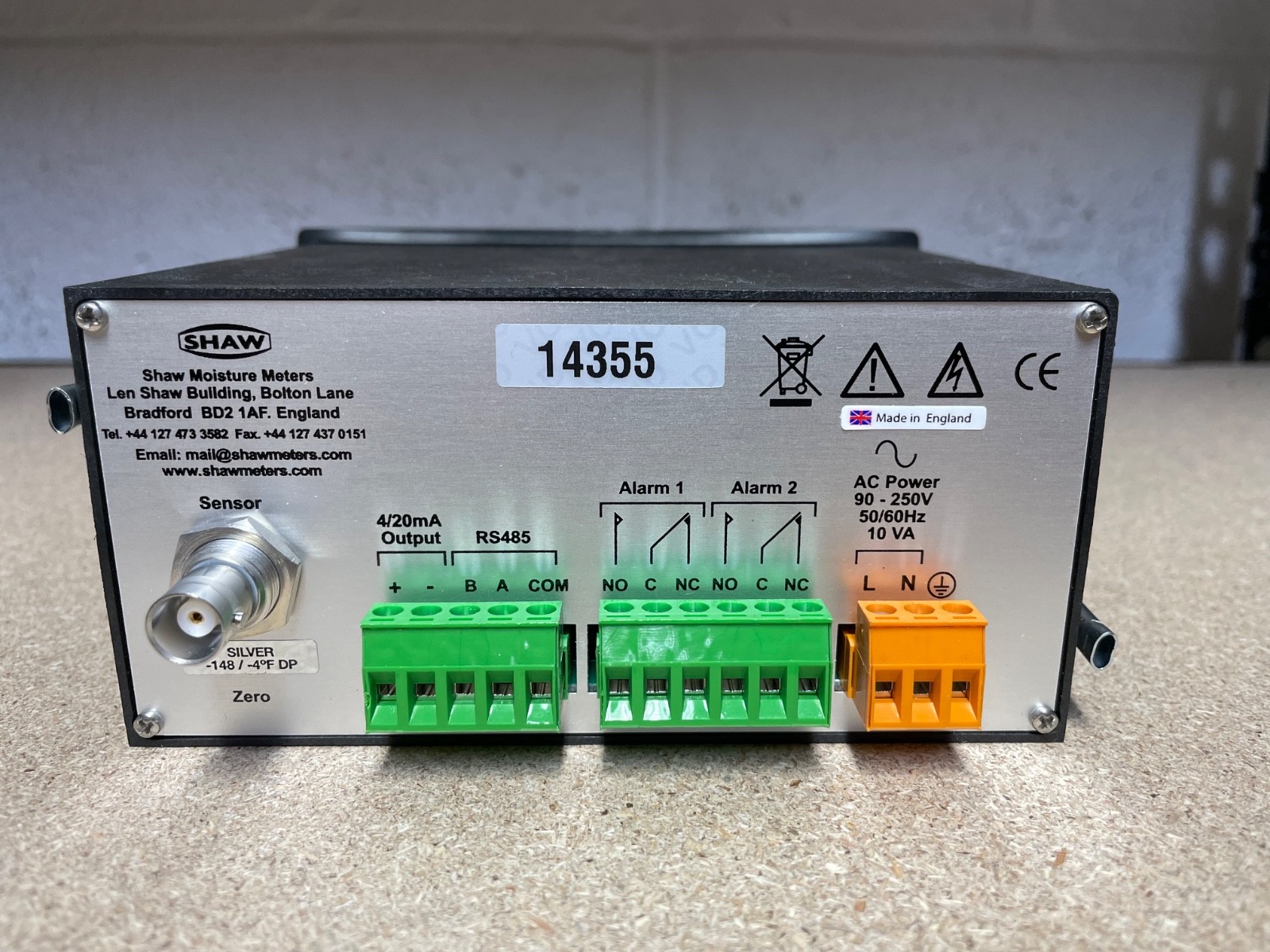 Shaw Superdew 3 Dewpoint Hygrometer, Serial No. 14355