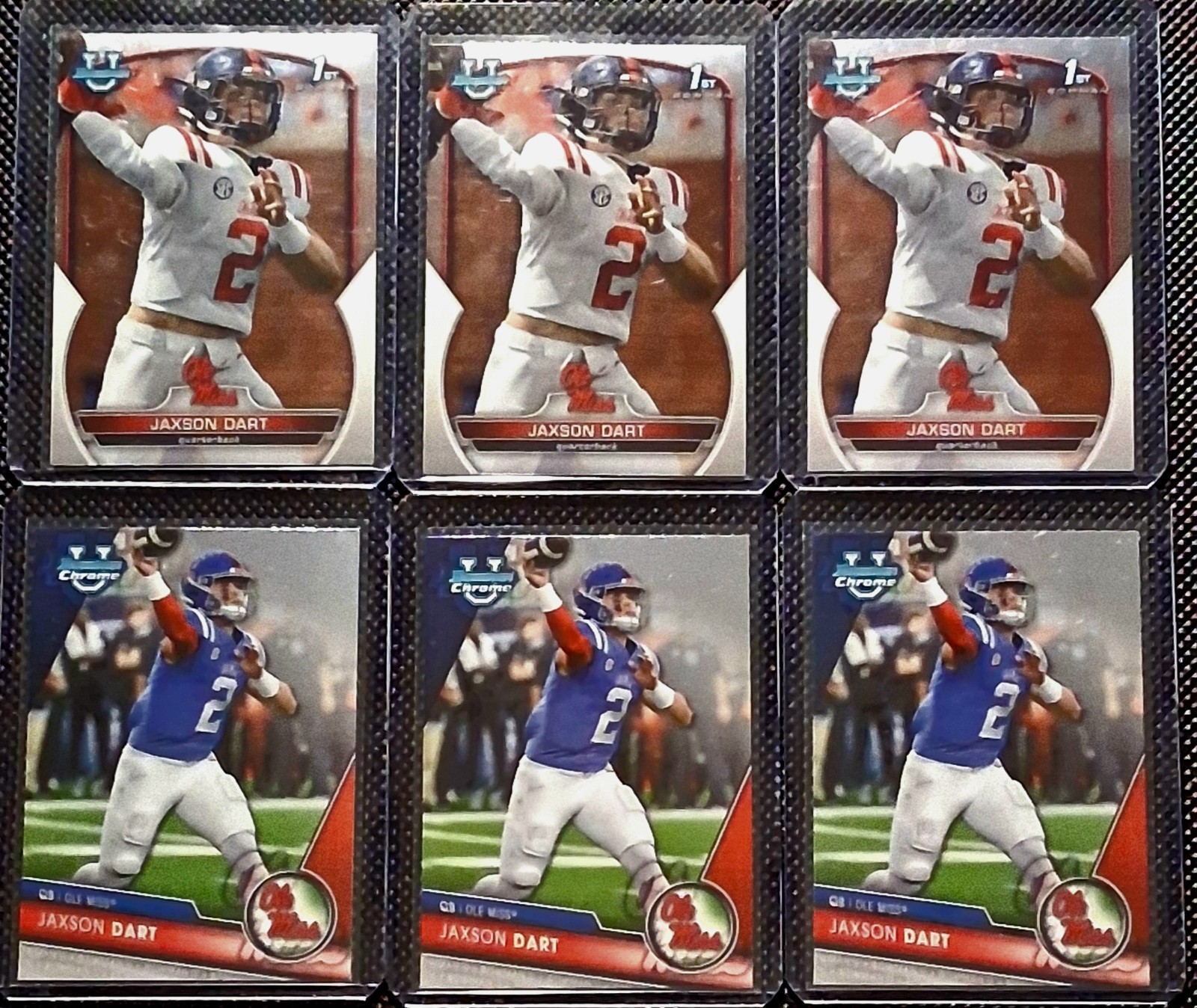 Lot of 6 🔥 JAXSON DART 2023 BOWMAN CHROME U 1st ROOKIE RC # 191 & #94 Giants