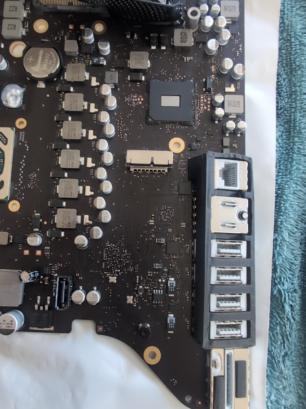 RADEON 580 8GB LOGIC BOARD - iMac 27" A1419 5K Retina Mid 2018 With Heatsink