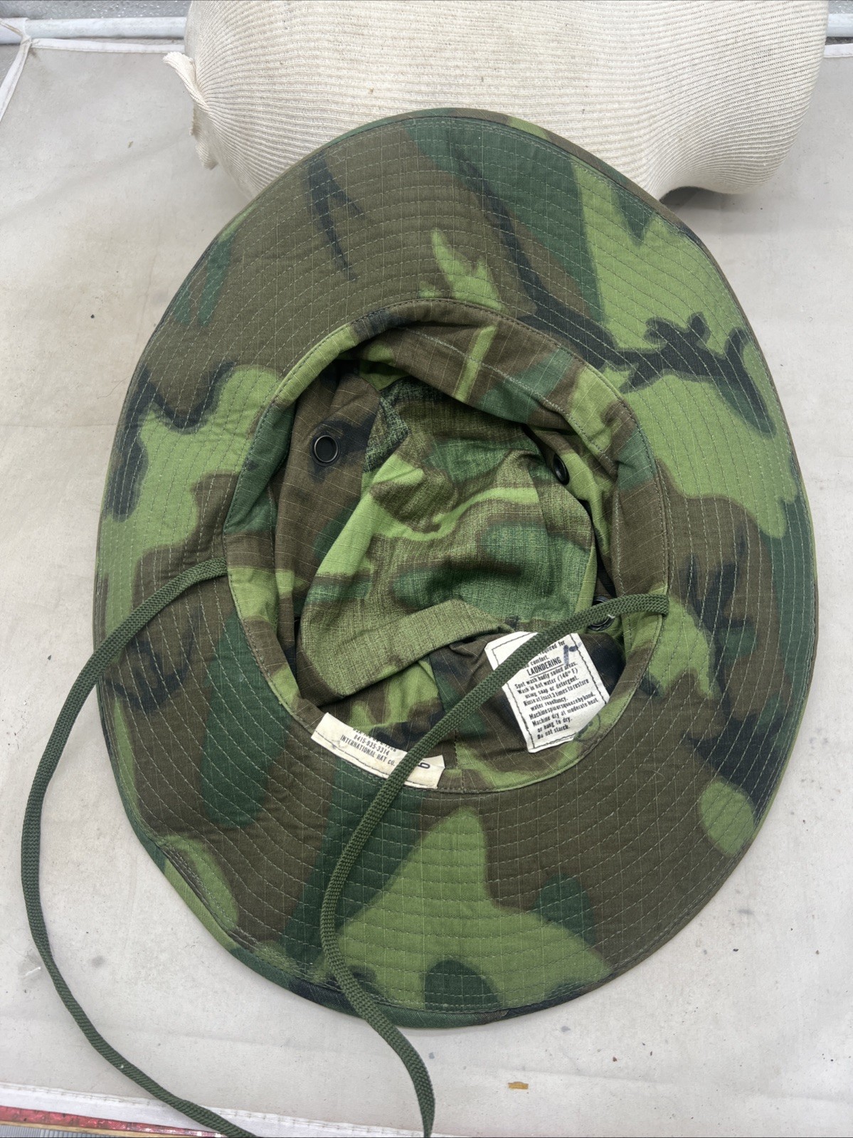 Vietnam War US Erdl Camo Boonie Hat Size 6 7/8 1968 Dated (FF241