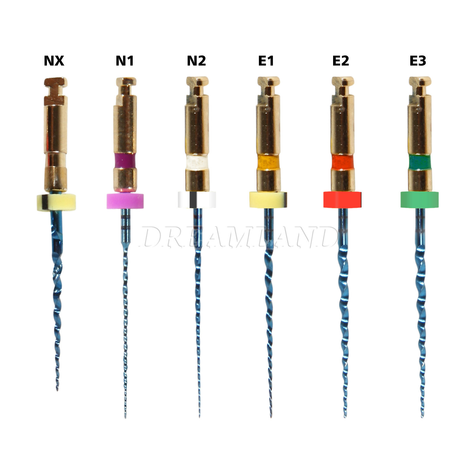 6pcs/pack Dental Endo Root Canal Super Taper Rotary Niti Files 21/25mm/31mm