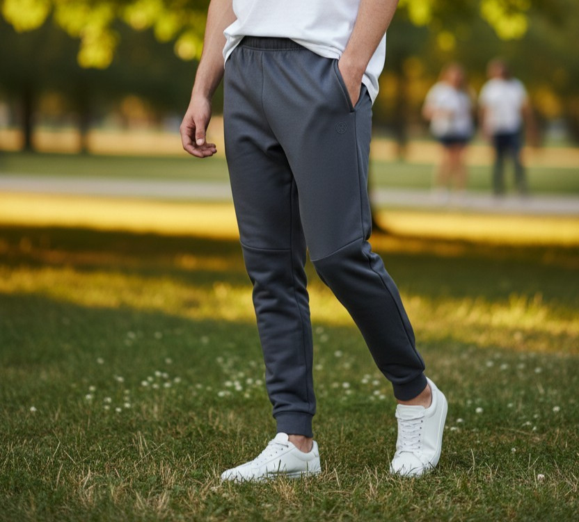 Skora Quick Dry Joggers Men’s Grey Stretch Athletic Pants Workout Gym Pants