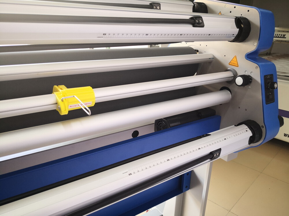 1630mm 64" Auto Hot Cold Laminator Heat-Assist Roll Laminating+Slitting+BONUS