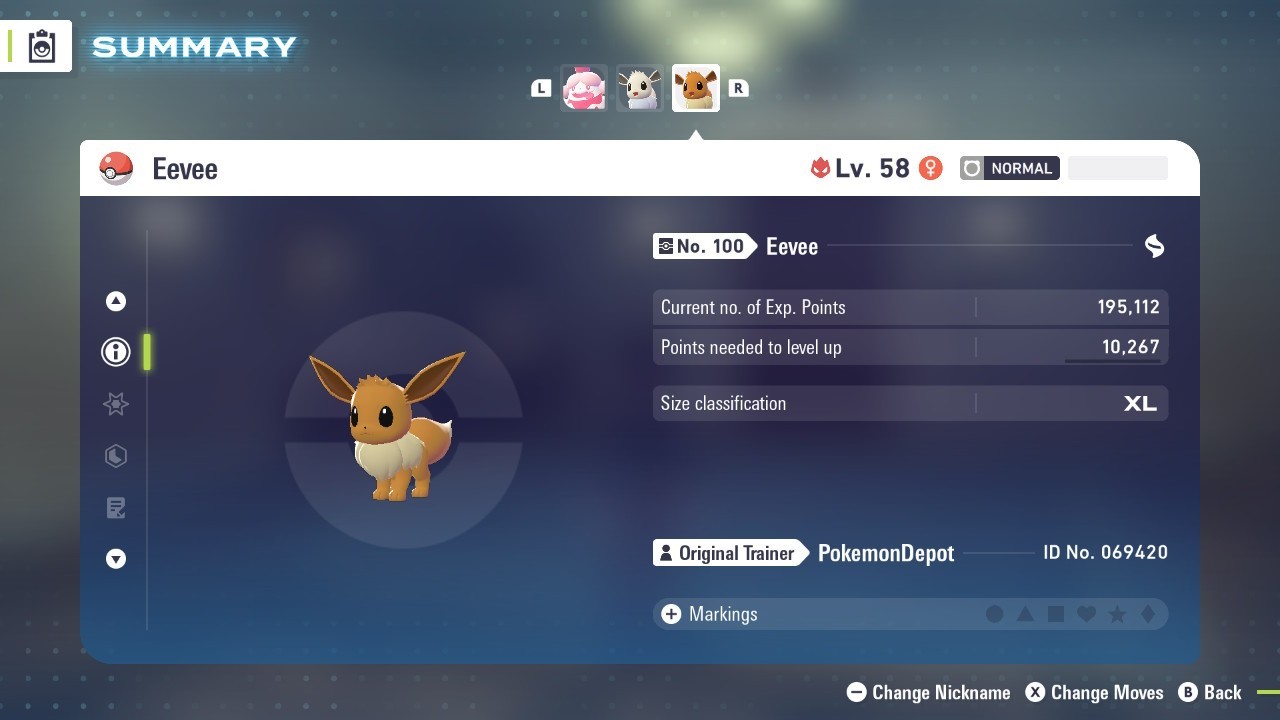 6IV Untouched Shiny Eevee Pokemon Legends ZA *SAME DAY*