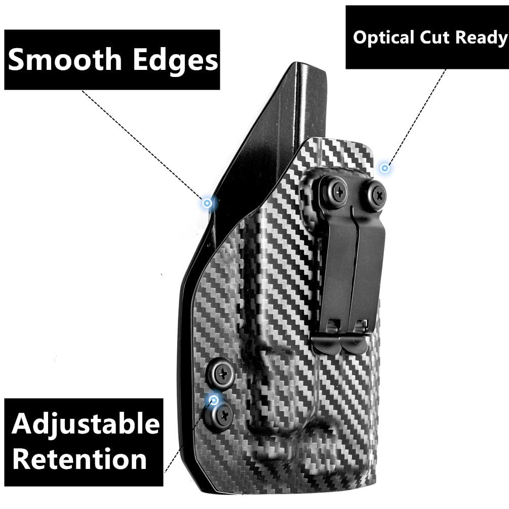 Kydex Iwb Holster for Glock 43x 48 Mos G43X G48 Rail with Streamlight TLR-7 Sub