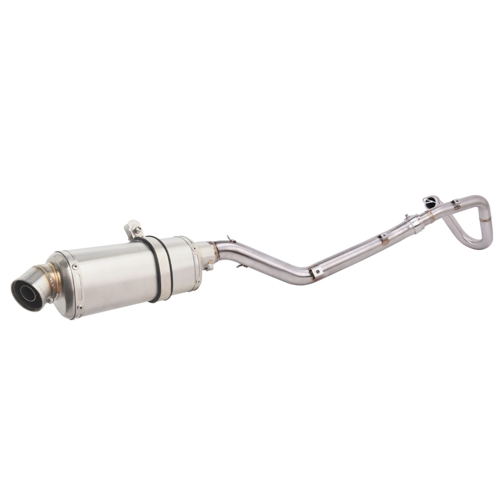 For Suzuki DRZ400S/E/SM 2000-2024Full Exhaust System Front Mid Link Pipe Muffler