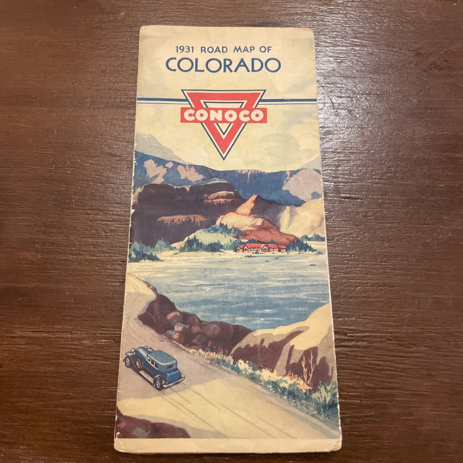 1931 Conoco Colorado Highway Road Map