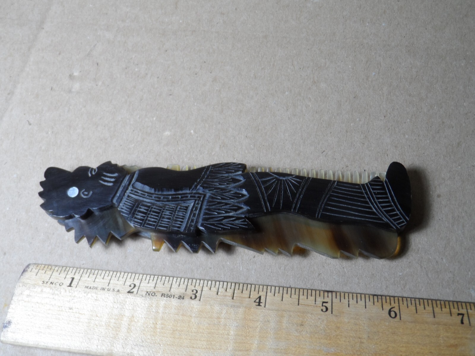 Reproduction Colonial Era Folding Comb Mountain Man Native Warrior