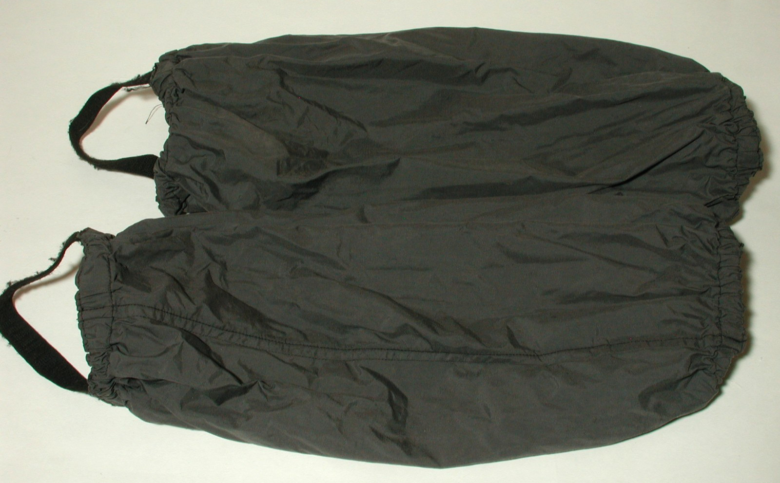 One Pair Hiking Gaiters Boot-Huggers Brand US Made - Gray in Size Large