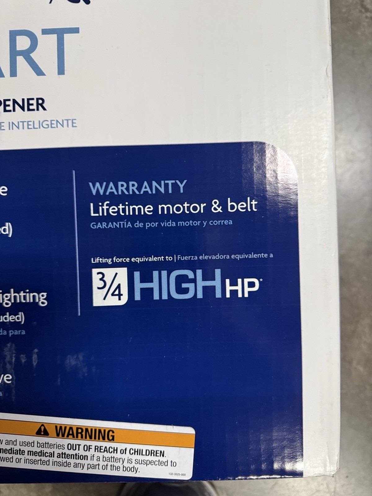 Chamberlain Garage Door Opener 3/4 HP B4505T Quiet Drive Belt with MYQ