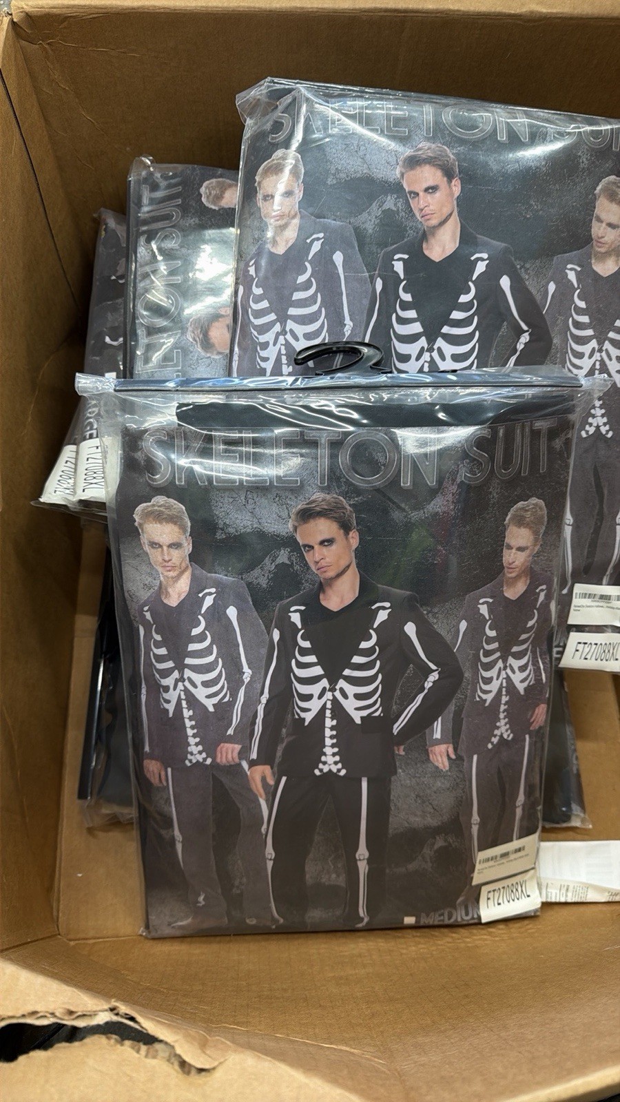 ReneeCho Adult Skeleton Suit Costume - Size: XL Adult