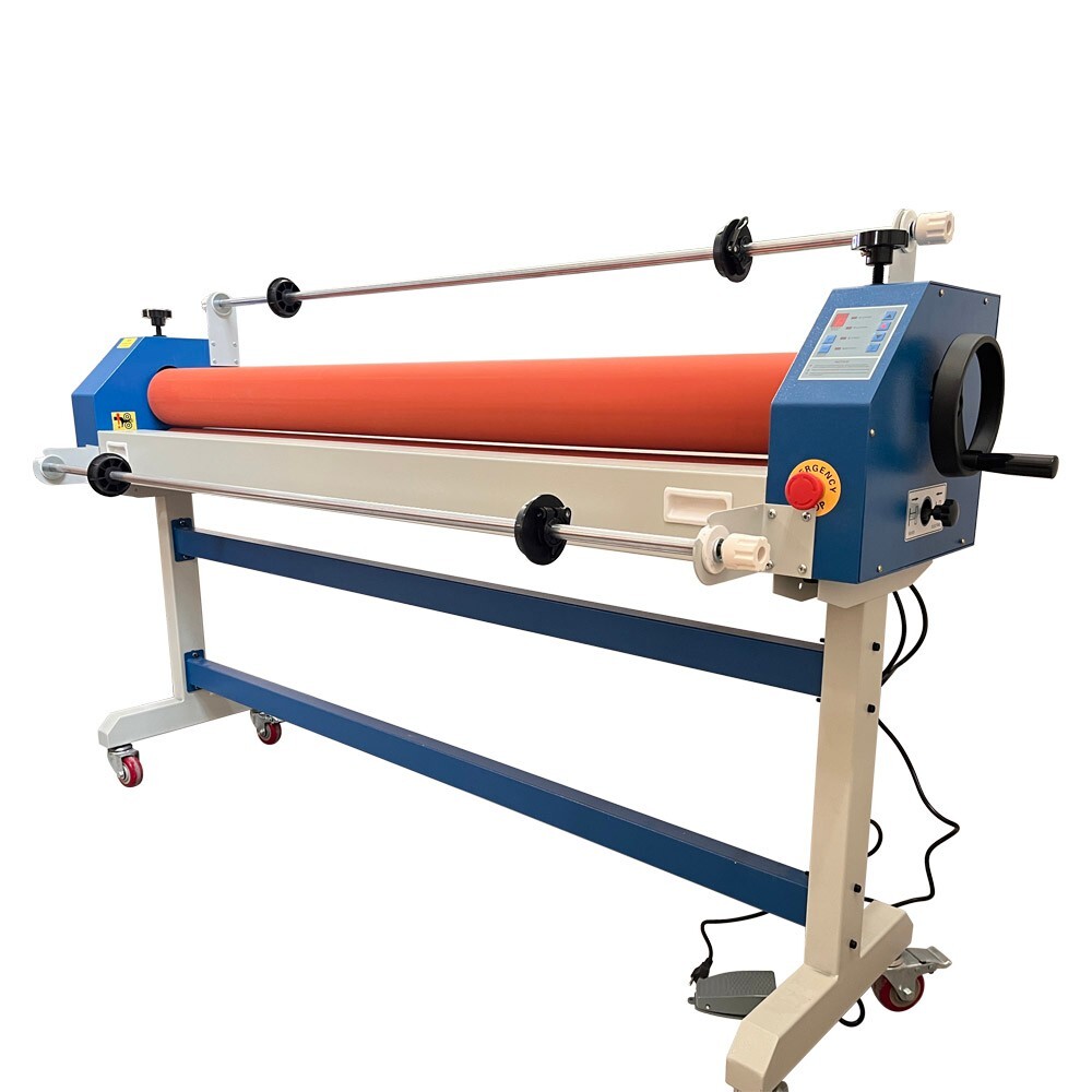63 inch (1600mm) Electric Manual Cold Laminating Machine With Film Release 110V
