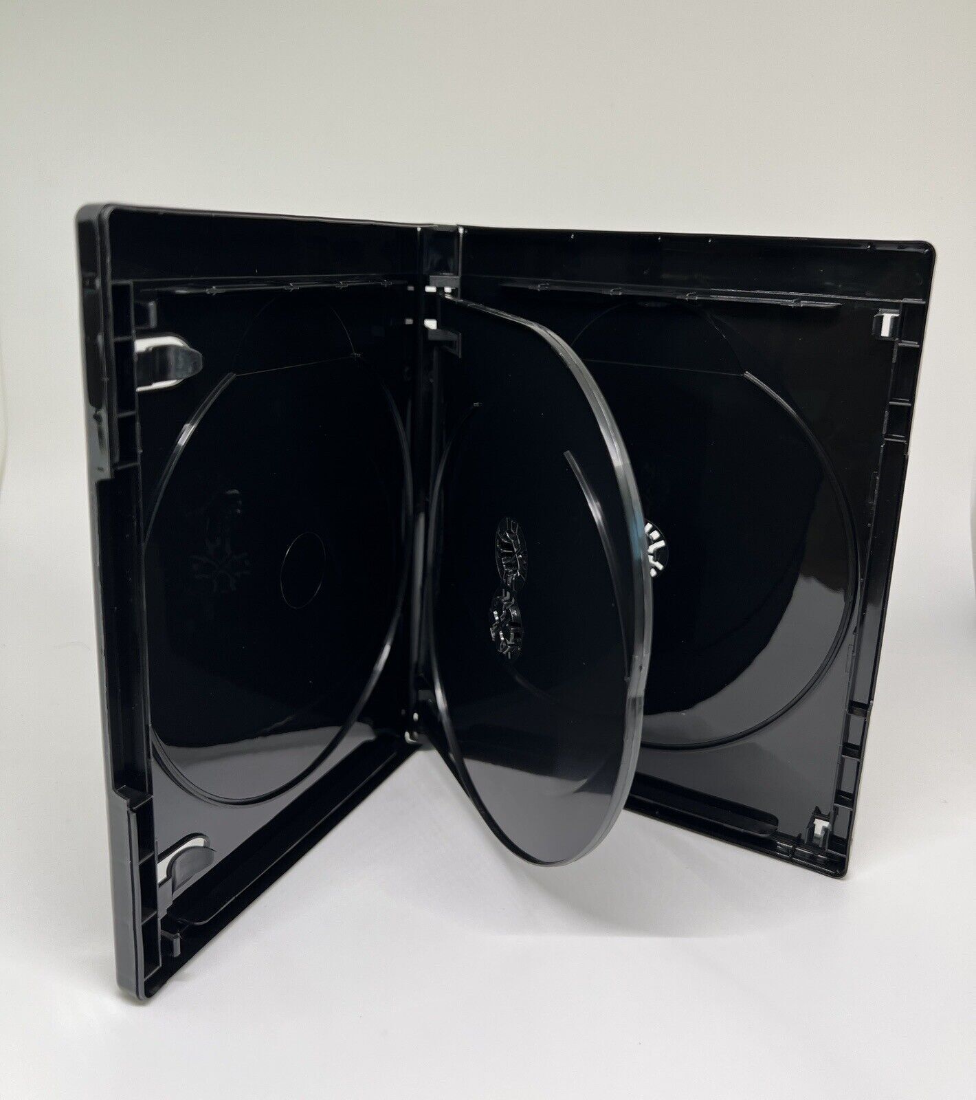 NEW 15mm 4K ULTRA HD BLACK 3-DISC CASE, BOOKLET CLIPS,SLEEVE, PS3-15MM UHD(Z40F)