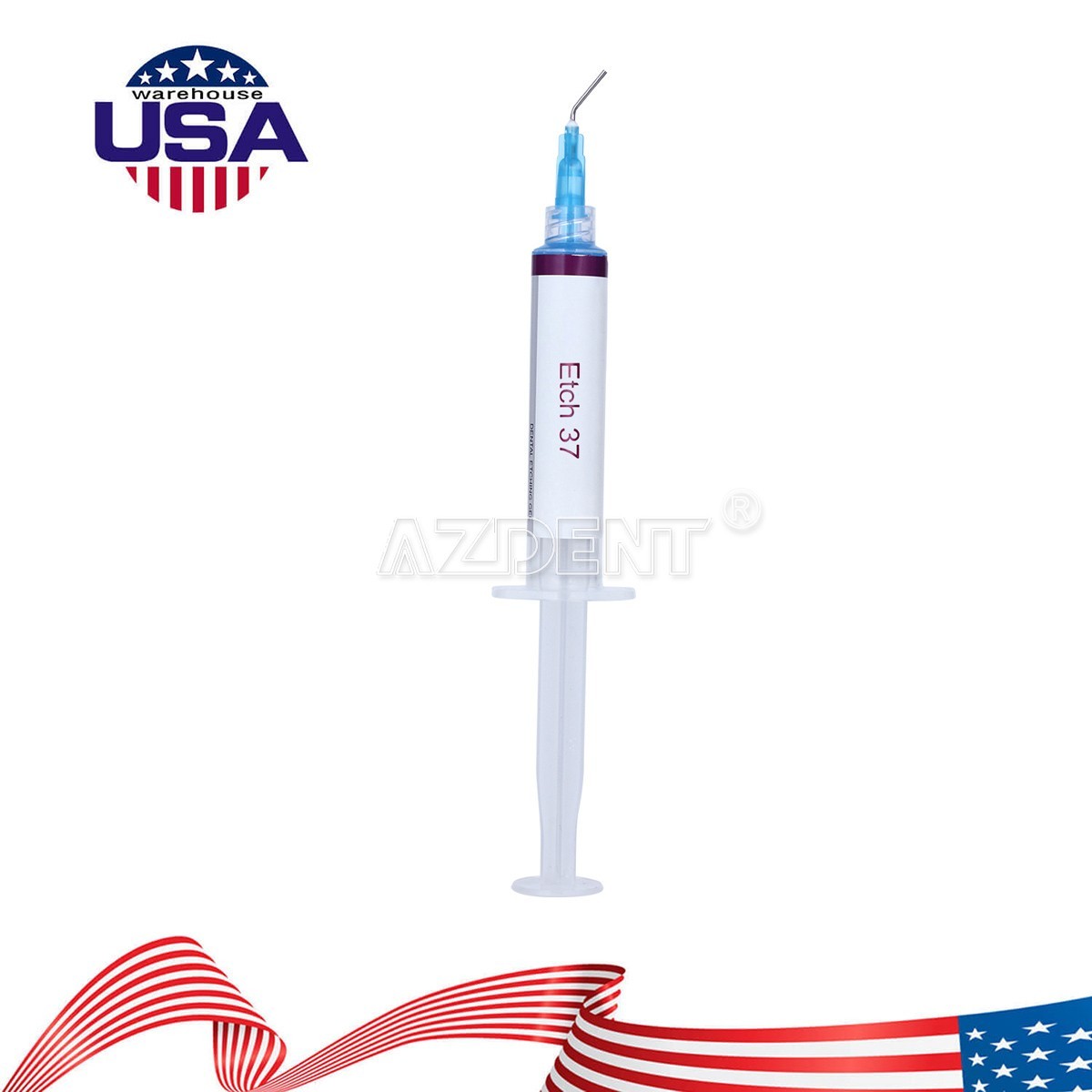 2Pcs Dental Dentex Acid Etch Etching Gel 37% Tooth 5ml/syringe