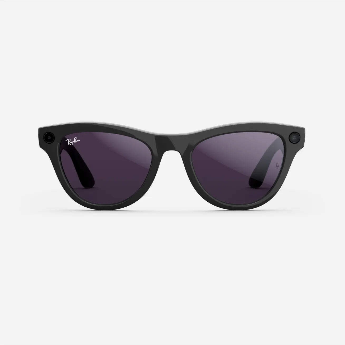RAY-BAN META (REFURBISHED) SKYLER, SHINY BLACK, TRANSITIONS, GEN S AMETHYST