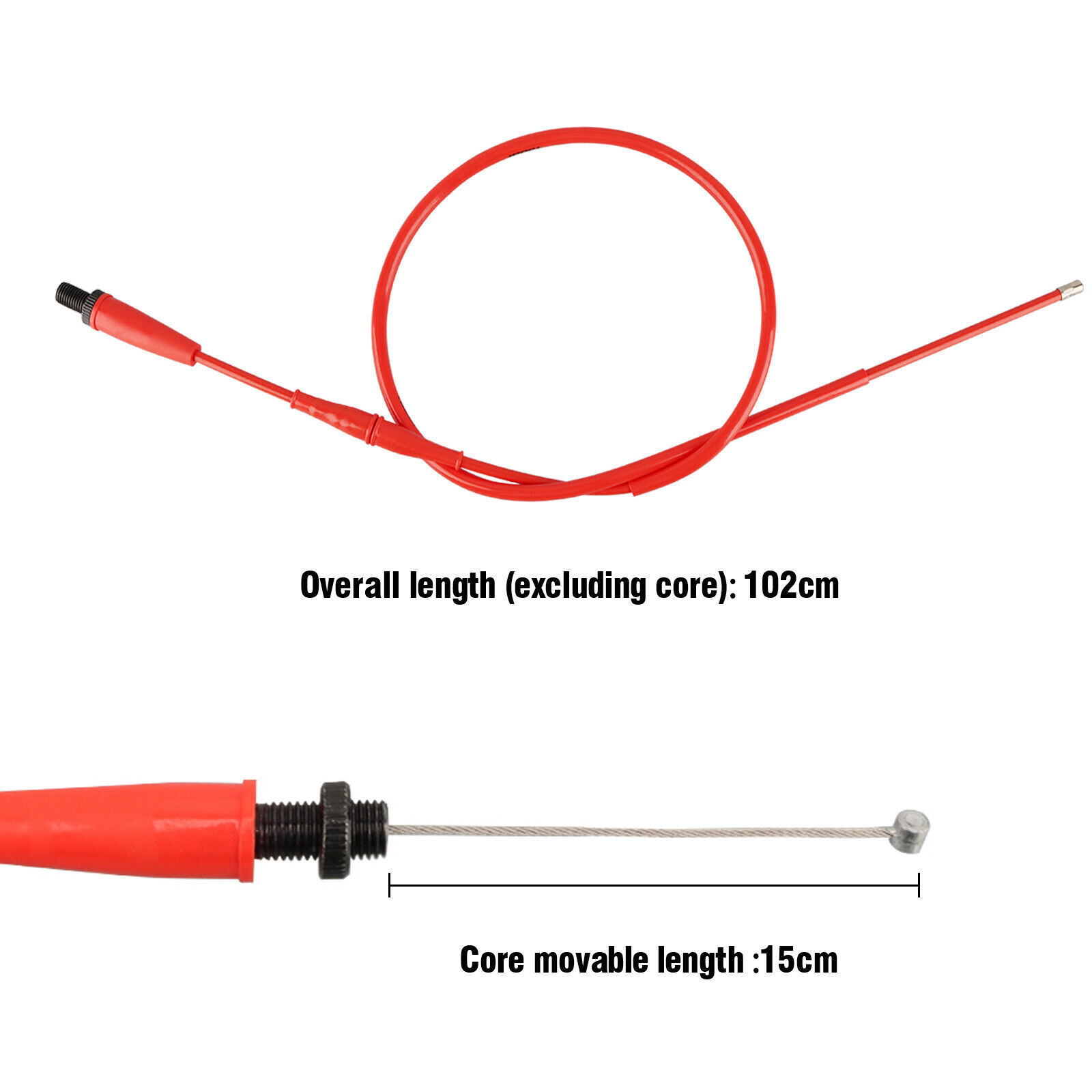 NIBBI 46" Throttle Cable For Yamaha Kawasaki Suzuki Honda Kayo Dirt Pit Bike ATV