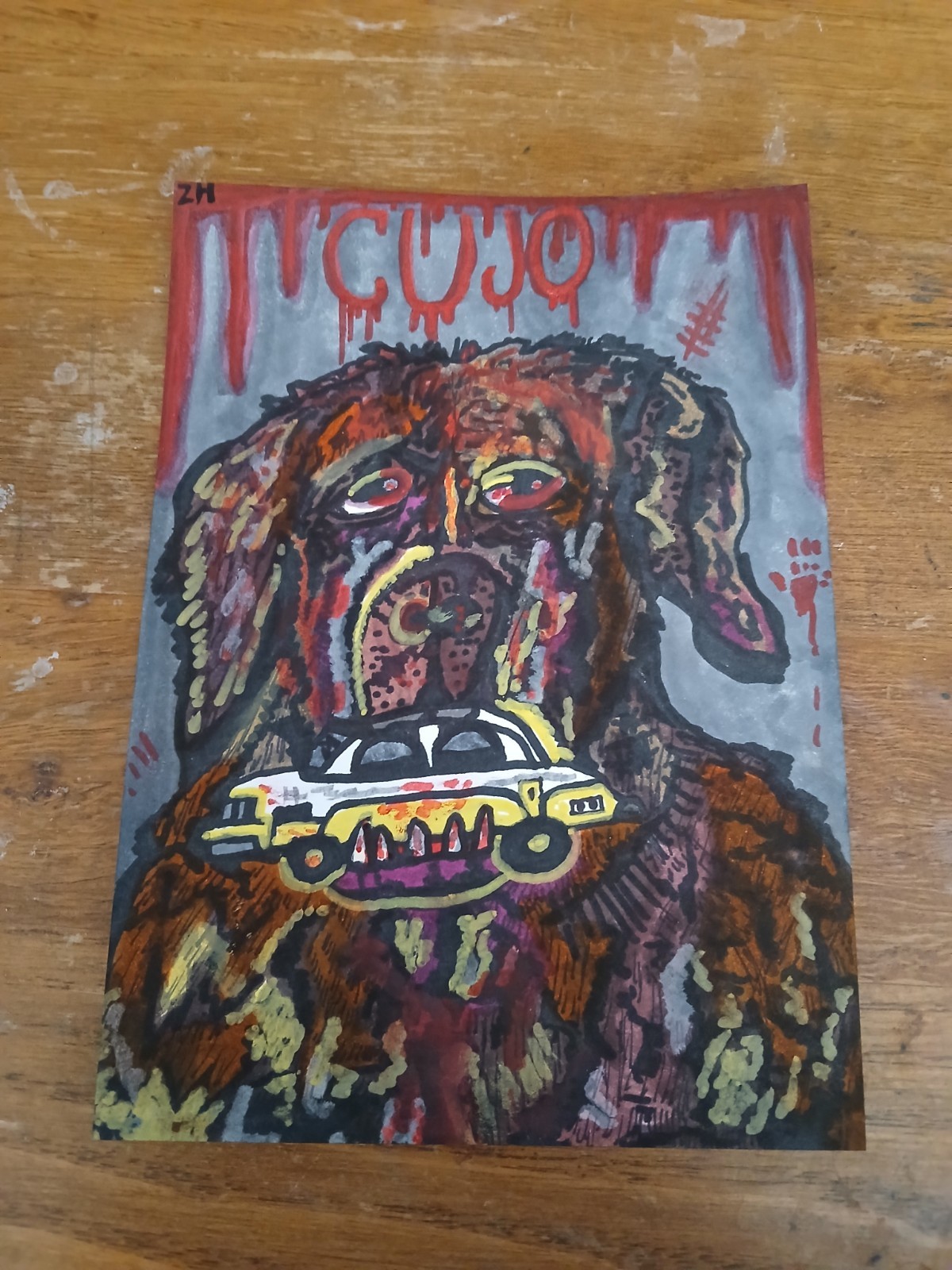 Drawings Reserved For Kevin Just Before Dawn Horror