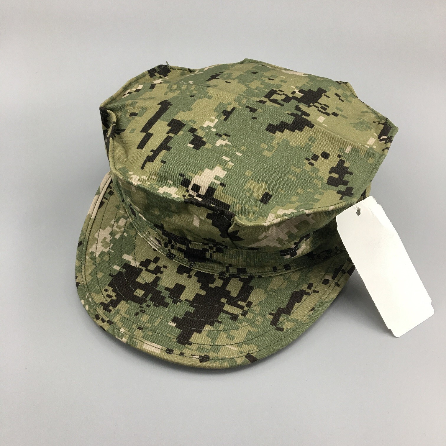 NEW US NAVY NWU Type III AOR2 Woodland UTILITY 8 Point CAP Hat cover 7 1/2
