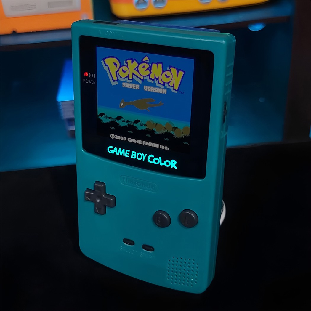 Nintendo Game Boy Color Console GBC Handheld Cleaned Tested New CaseRenewed Teal