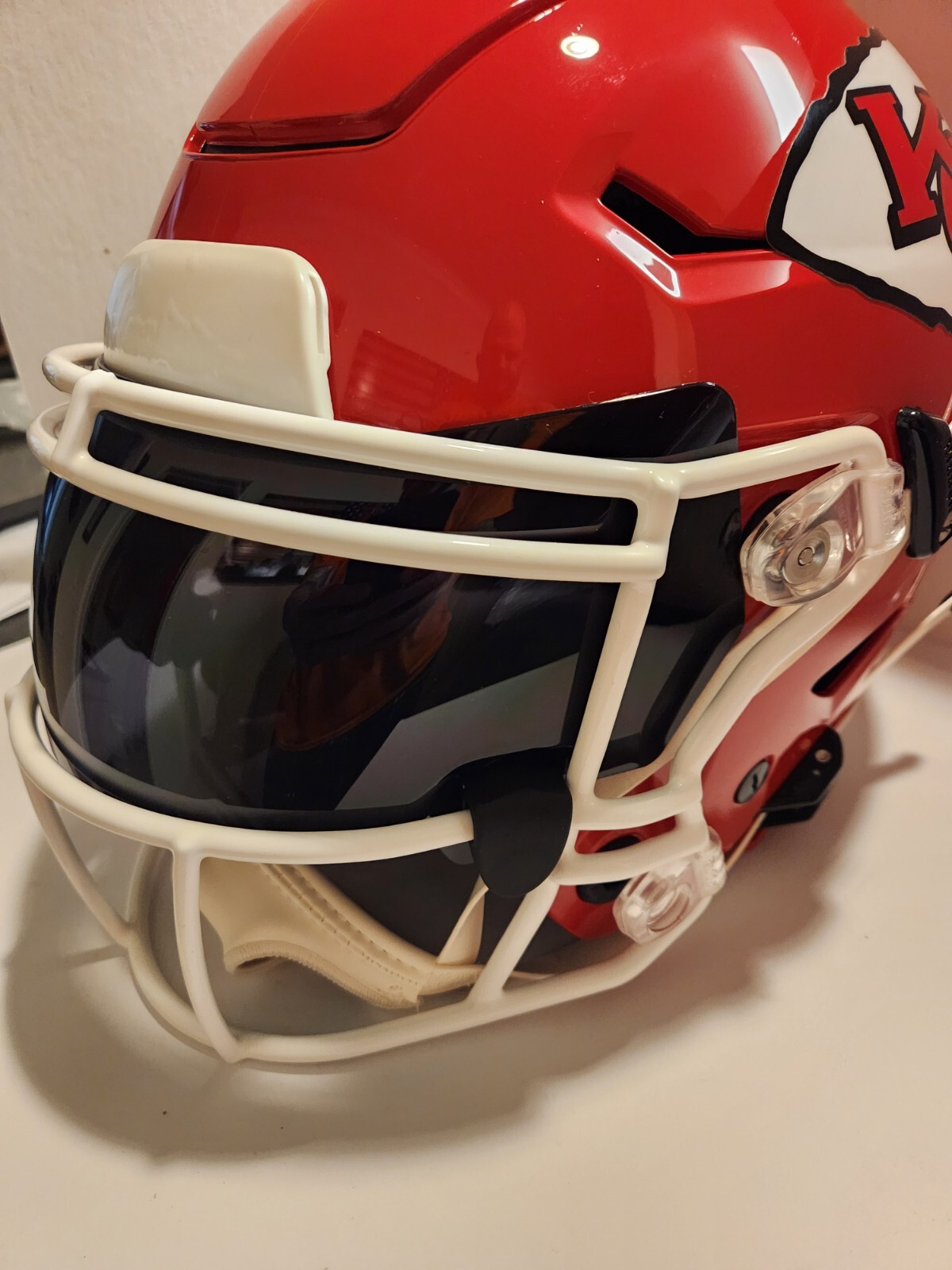 BLACK SPEED FLEX & SCHUTT F7 Full Size Football Helmet Visor Eye Shield W/Clips