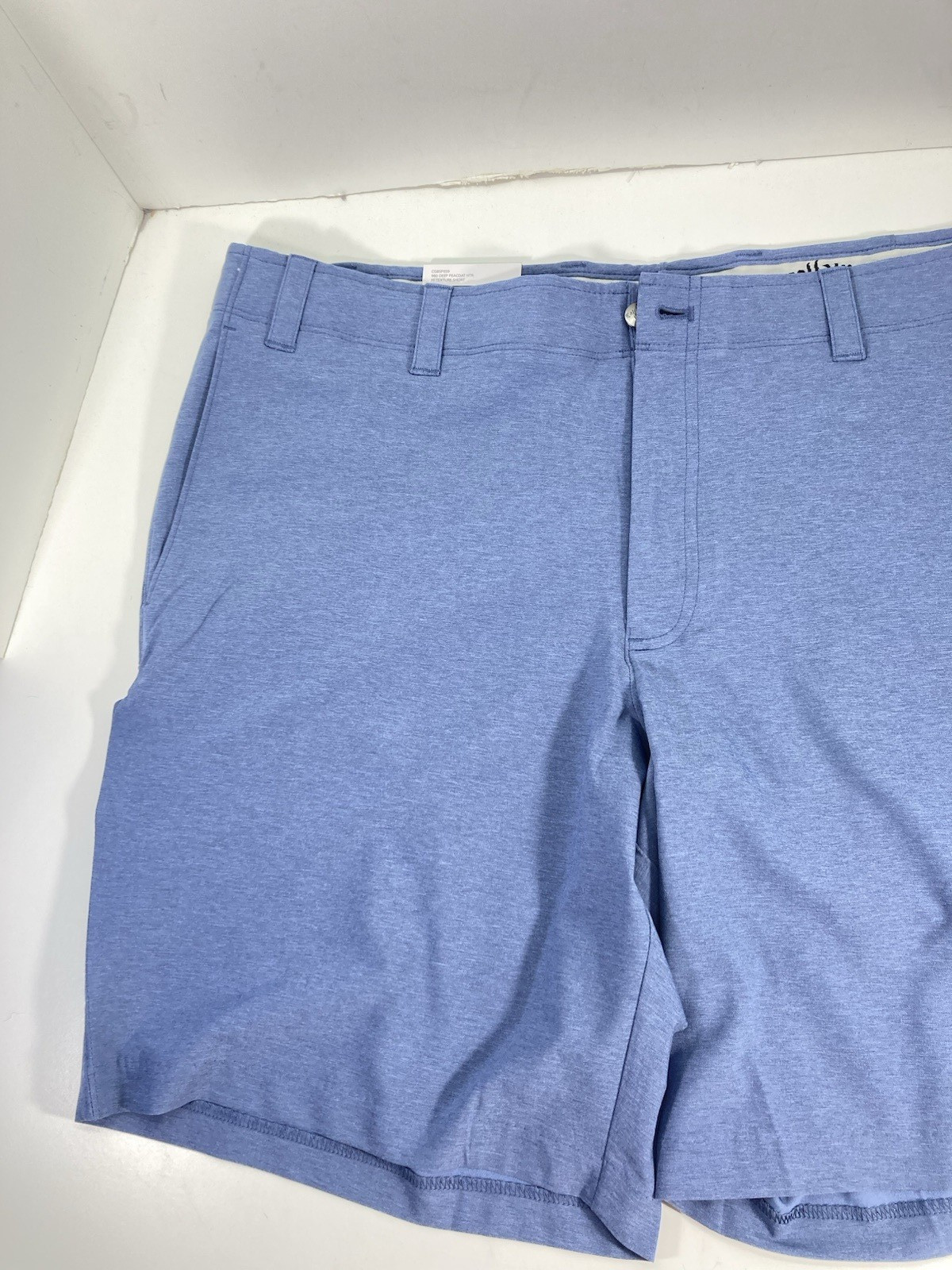 Callaway Performance Golf Shorts Men Size 40X10 Blue Flat Front Stretch NWT