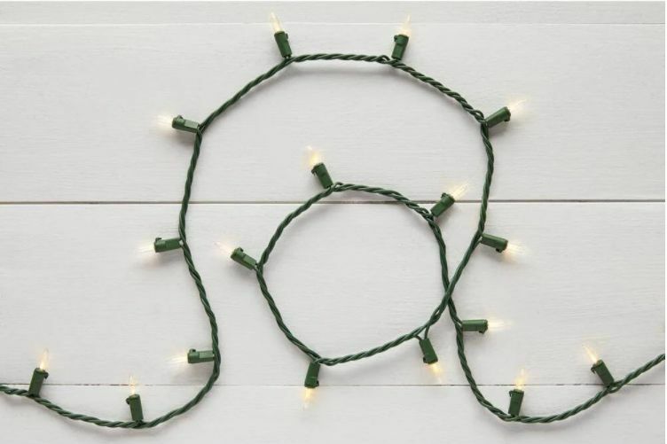 6 Pack HOME ACCENTS 100 LIGHT 29.5 ft LED WARM WHITE MINI LED Lights Green Wire