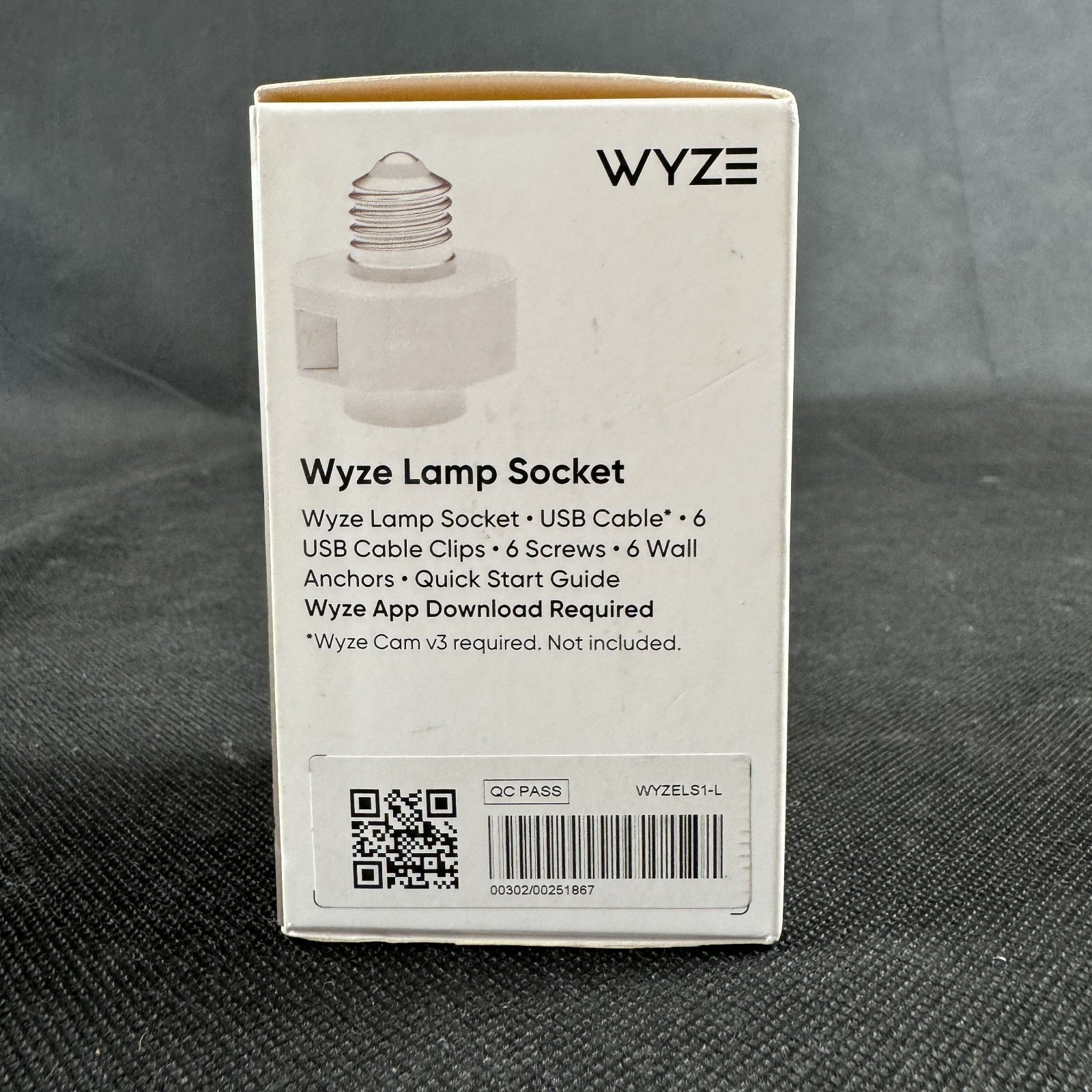 Wyze Lamp Socket Power Adapter for Wyze Cam v3/v4 (Camera Sold Separately) E26