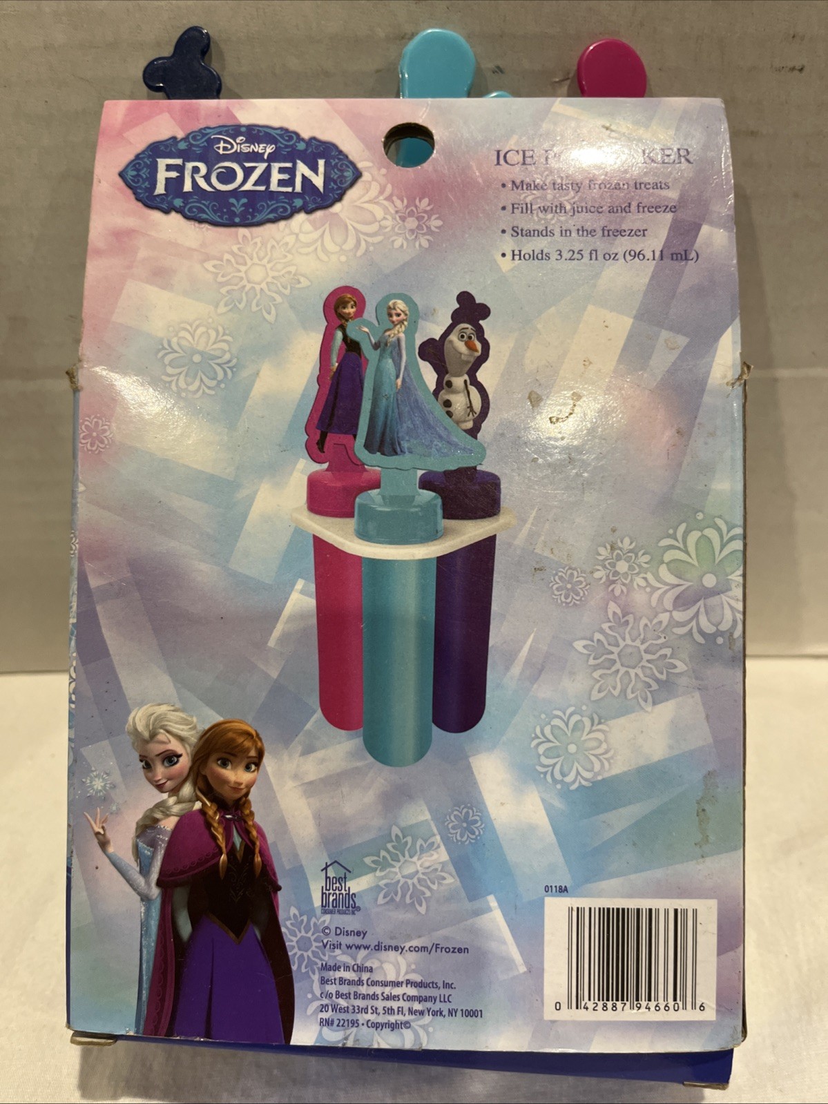 Disney Frozen Ice Pop Maker 3 Ice Pop Molds And Stand