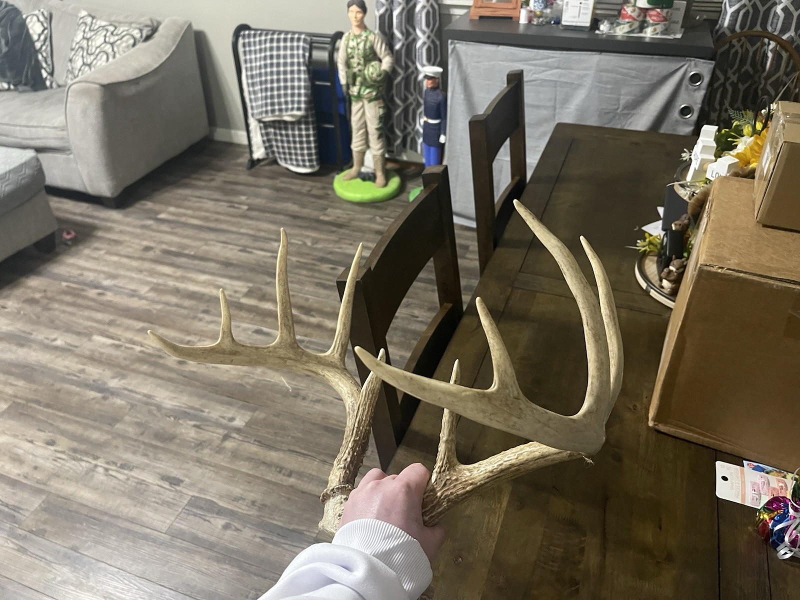 Deer Antler Skull Cap